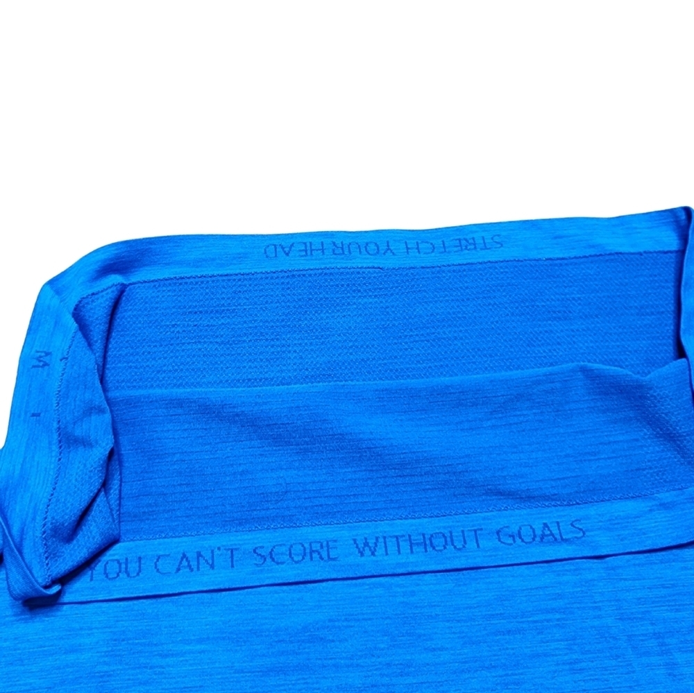SET OF 2, Medium Lululemon Short Sleeve Tees, Blue and Black Heather - Picture 8 of 8